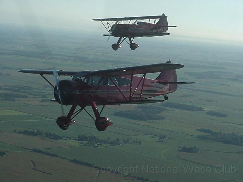 1938 EGC-8 NC53E & 1940 ZPF-7 NC29962 02.jpg - 1938 Waco EGC-8 NC53E & 1940 ZPF-7 NC29962